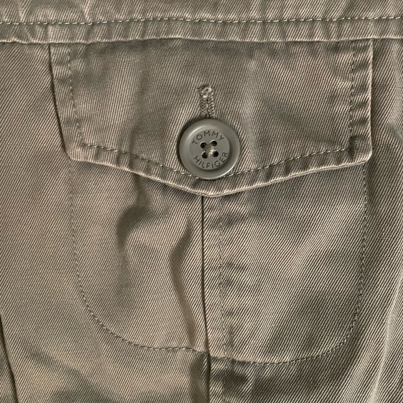 Tommy Hilfiger green motorcycle jacket size medium - Picture 4 of 7